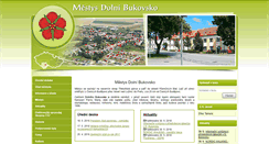 Desktop Screenshot of dolnibukovsko.cz