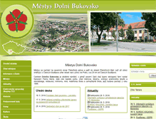 Tablet Screenshot of dolnibukovsko.cz